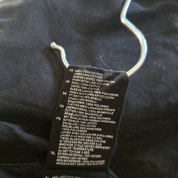 H&M Stylish Black Hooded Jacket SIZE medium - Picture 8 of 8